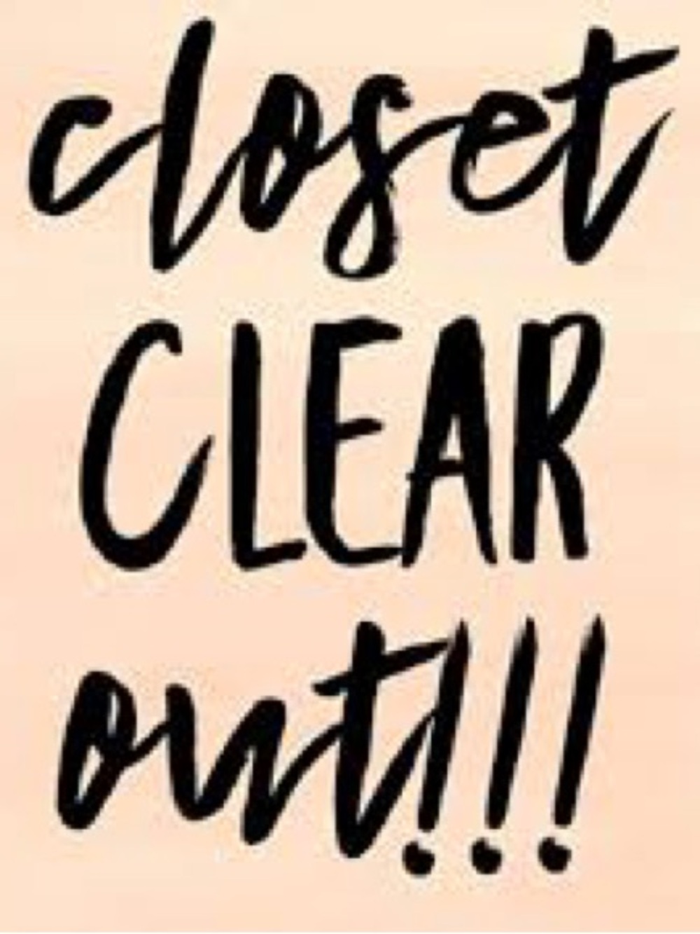 CLOSING CLOSET❗️Everything Must Go❗️Make an Offer❗️